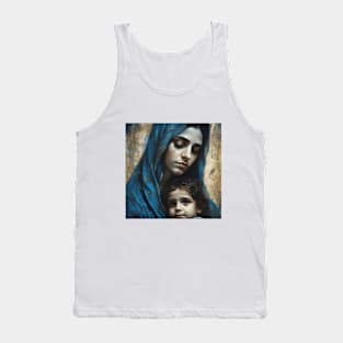 Jesus in His Holy Mother's arms Tank Top